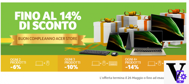 Acer store celebrates its birthday: discounts on computers and accessories