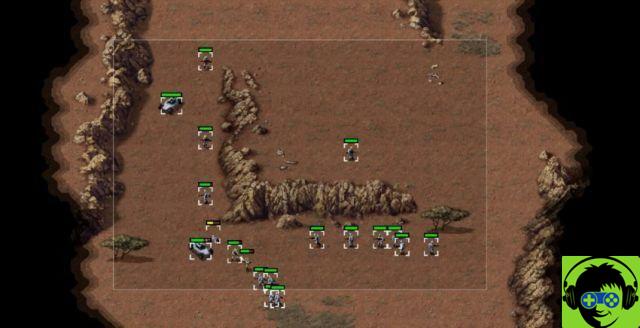 How to assign groups of units in Command and Conquer Remastered