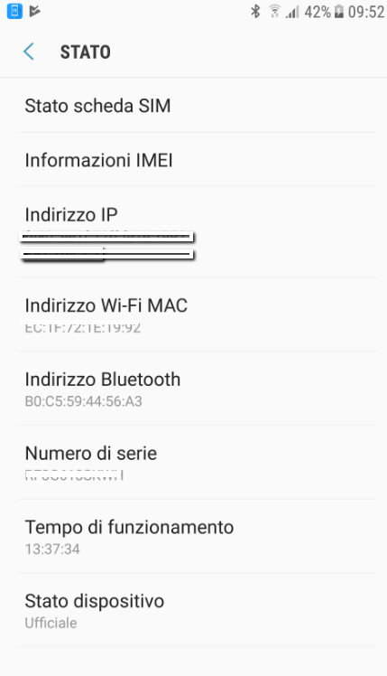 Android : trouver l'adresse Bluetooth