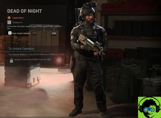 Como desbloquear o skin Price Dead of Night em Call of Duty - Temporada 4
