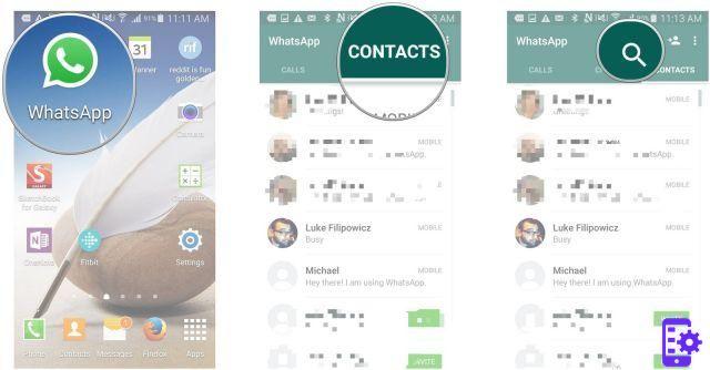 Como encontrar e entrar em contato com uma pessoa no Whatsapp