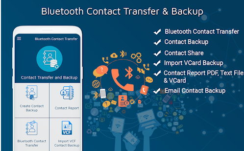 Le migliori applicazioni per l'invio di contatti via bluetooth
