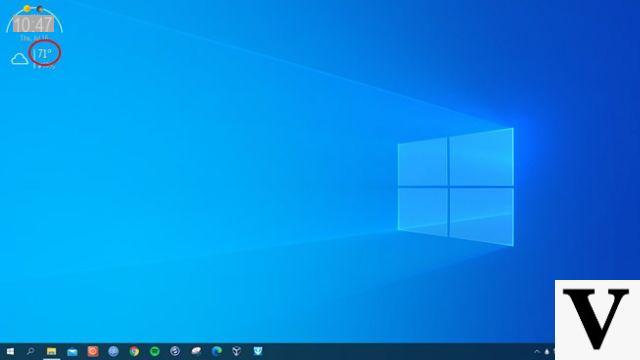 Come avere il meteo sul Desktop in Windows 10