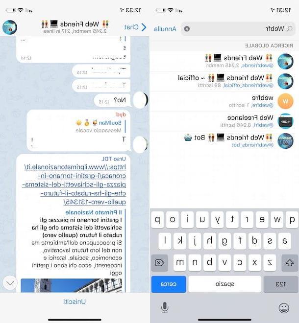 Comment faire des discussions anonymes sur Telegram