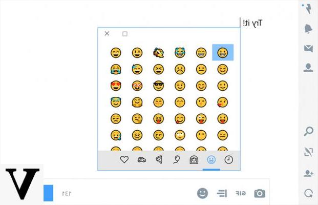 How to insert emojis (smileys) from PC with Windows 10