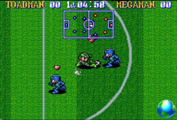 Senhas e truques do SNES Mega Man Soccer