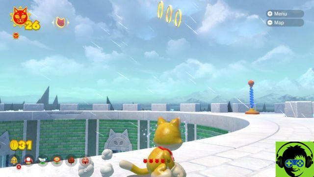 Mario 3D World: La furia de Bowser - Cómo hacer brillar a todos los gatos | Guía 100% Clawswipe Coliseum