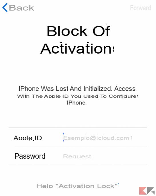 iPhone bloccato iCloud: come sbloccare