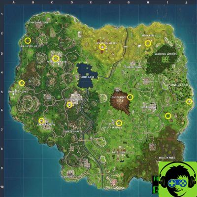 Fortnite - Where to Find the Letters F-O-R-T-N-I-T-E