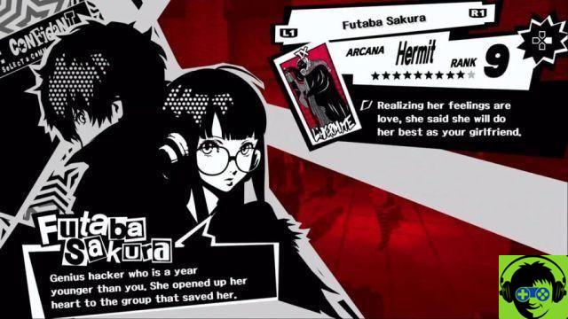 Persona 5 Royal - Guia do Confidante Futaba Sakura (Eremita)