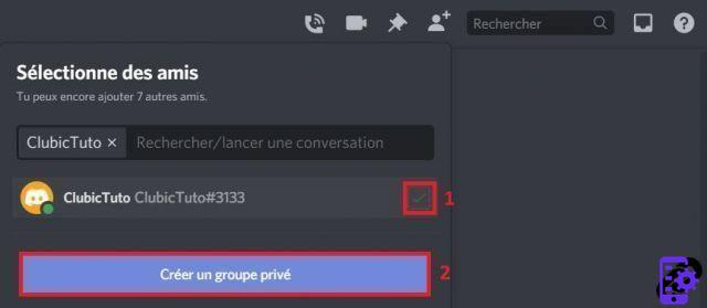 ¿Cómo creo un grupo privado en Discord?