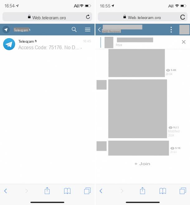 Como desbloquear canais do Telegram no iPhone