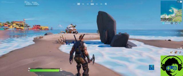 Where to find the location of the Siona spaceship and all spaceship parts in Fortnite Chapter 2 Season 3