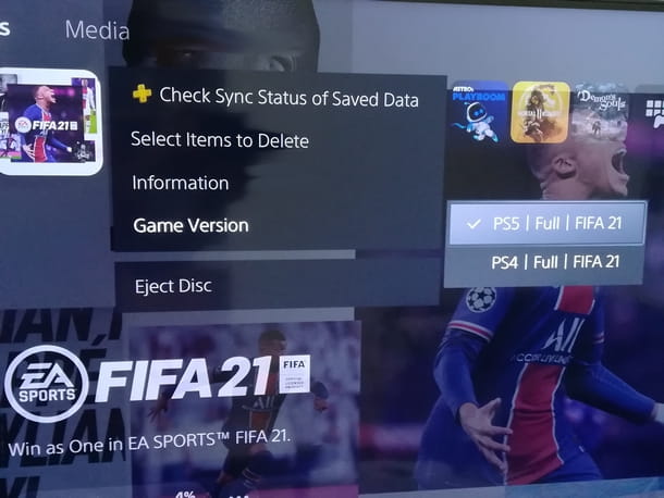 Comment passer de FIFA de PS4 à PS5