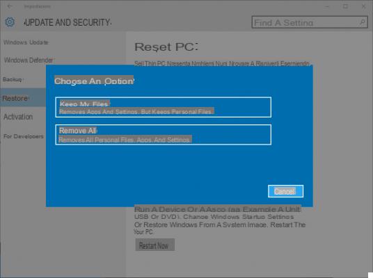 [Windows 10] PC Bloccato durante Aggiornamento?   –