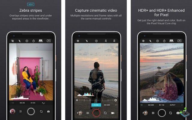 10 melhores aplicativos de câmera para Android