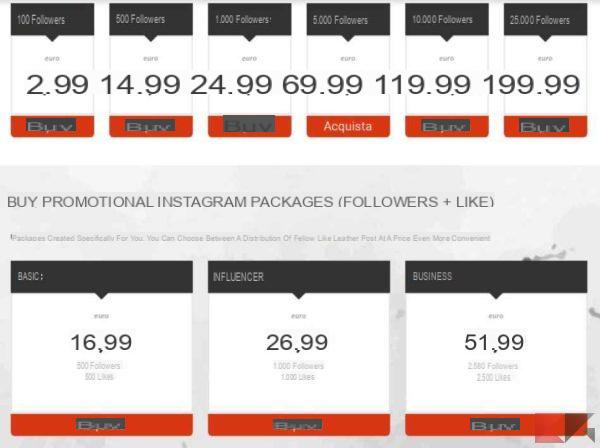 How to buy Instagram followers and likes