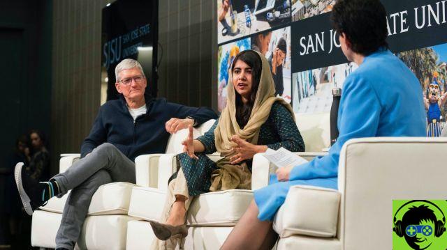 Tim Cook and Malala Yousafzai talk about activism, programming and more