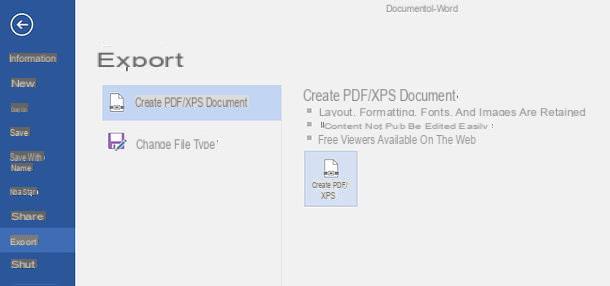 Come stampare in PDF
