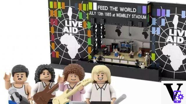 Queen's Live Aid performance becomes a LEGO set