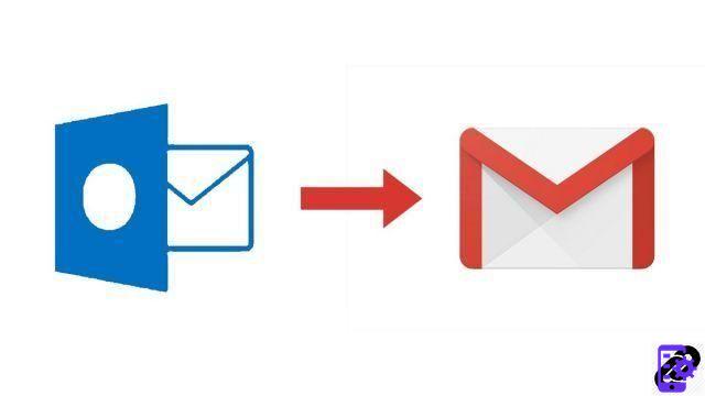 Como mudar do Outlook para o Gmail?