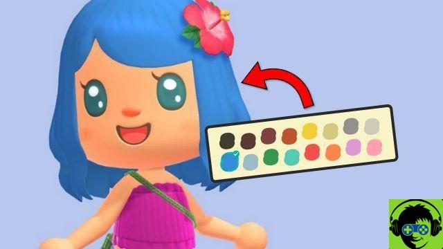 Como pintar o cabelo com cores artificiais em Animal Crossing: New Horizons