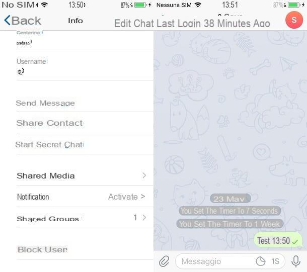 Cómo chatear en Telegram