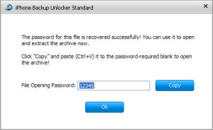Find iTunes Backup Password
