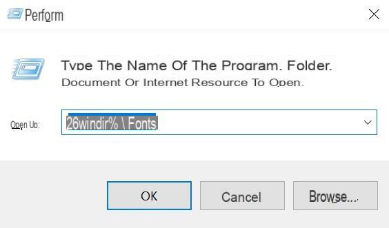 Como instalar fontes no Windows 10