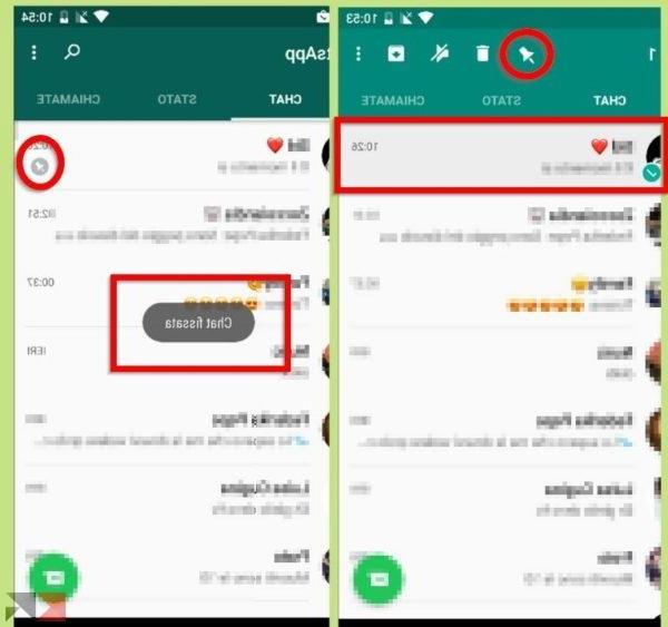 Comment réparer les conversations Whatsapp en haut