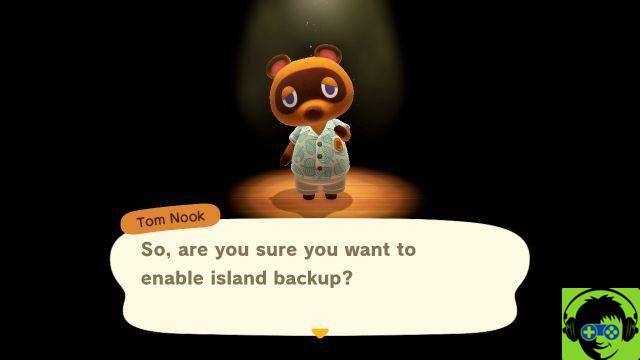 Como habilitar o salvamento de ilhas em Animal Crossing: New Horizons