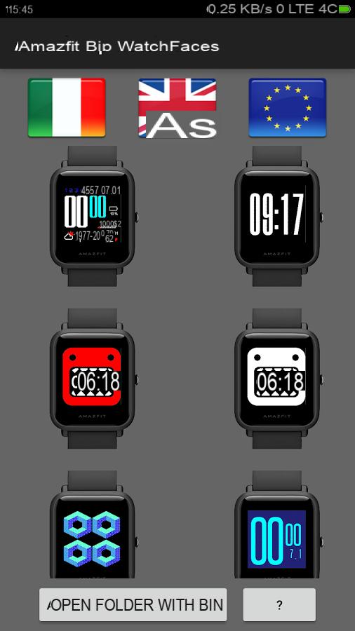 Amazfit Bip Watchfaces simplifie la recherche et l'installation de nouveaux cadrans de montre