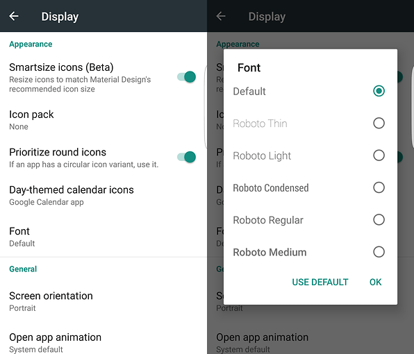 How to change fonts in Android