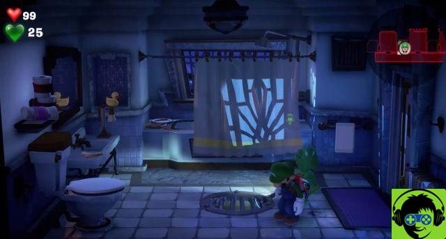 Dove trovare tutto il quinto piano: RIP Suites Gems in Luigi's Mansion 3