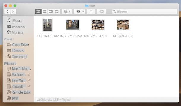 How to upload photos to USB stick