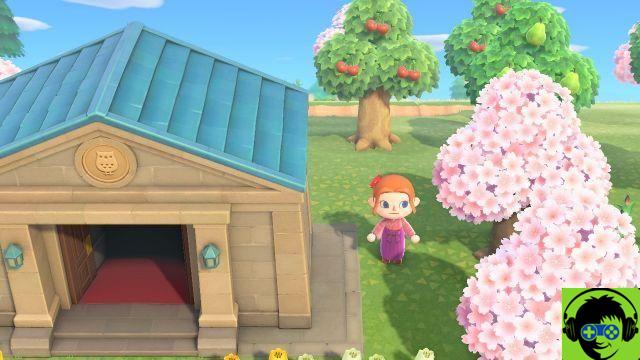 Como obter árvores de flor de sakura em Animal Crossing: New Horizons