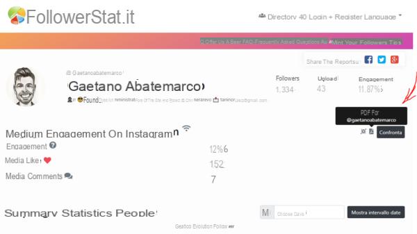 Followerstat.it, un ottimo servizio per chi vive di Statistiche e Insights INSTAGRAM