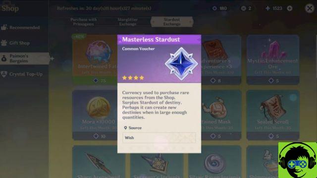 How to get Masterless Stardust and Masterless Starglitter in Genshin Impact