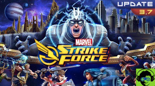 Atualização 3.7 do Marvel Strike Force - O fim da era Ultron