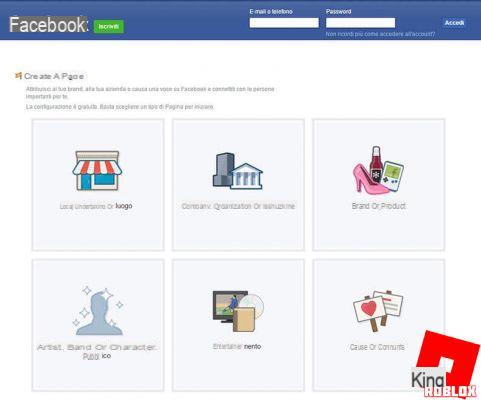 Guia para criar uma página pessoal ou empresarial no Facebook