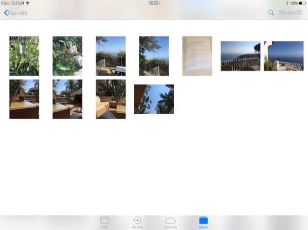 Como fazer upload de fotos para iPad