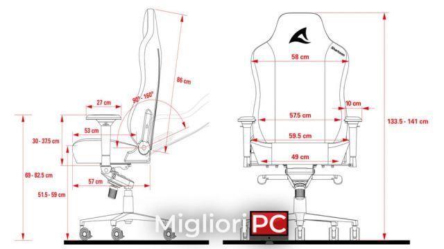 Avis Sharkoon Skiller SGS40 • Le meilleur fauteuil haut de gamme !