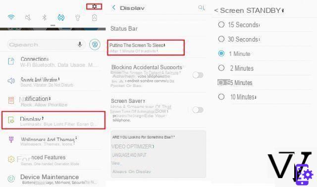 Android: how to change the screen timeout