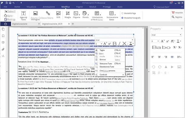 Comment copier du texte à partir d'un PDF