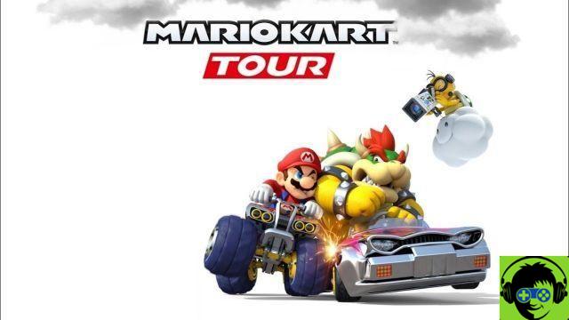 Guia de controles do Mario Kart Tour