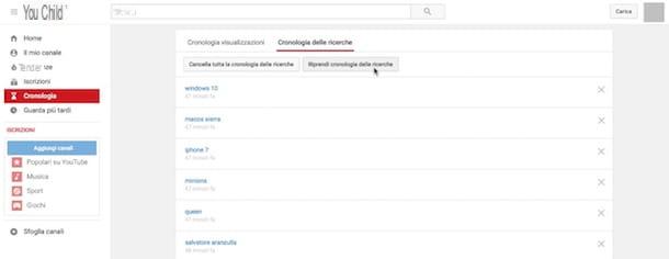Come cancellare la cronologia di YouTube