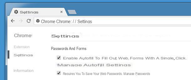 Cómo almacenar contraseñas en Google Chrome