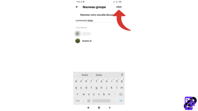 Como criar um grupo no Messenger?