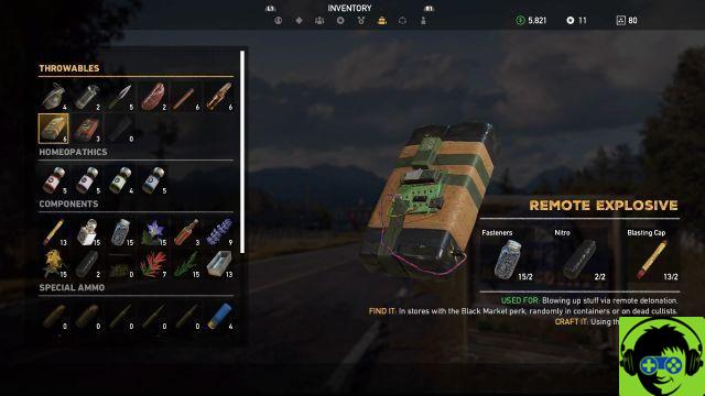 Far Cry Guide 5: How to Craft Explosives and Medicines