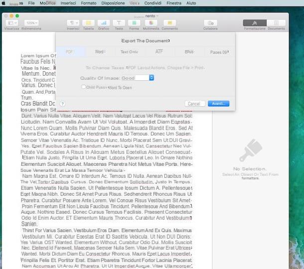 Comment transformer un fichier Word en PDF sur Mac